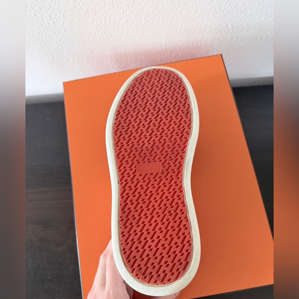 Hermès Free Sneakers in Multicolore / Rose Opaline - Size 38.5 / US 8 - Picture 7 of 16